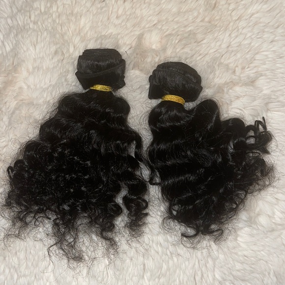 Tokyo Bradshaw Bundles Other - 100% VIRGIN HUMAN HAIR 10 inch CURLY BUNDLES - 2